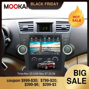 

For Toyota Highlander 2011 2012 - 2013 Multimedia Car Stereo Android Tesla Screen Audio Radio Player PX6 autoradio GPS Head unit