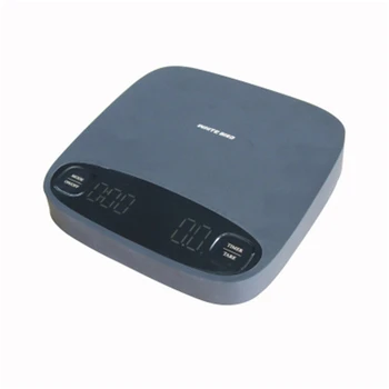 

Coffee Electronic Scale with Timer 2KG/0.1g Rechargeable Hand-Made Espresso Scale Precision USB Household Baking Food Scale LED