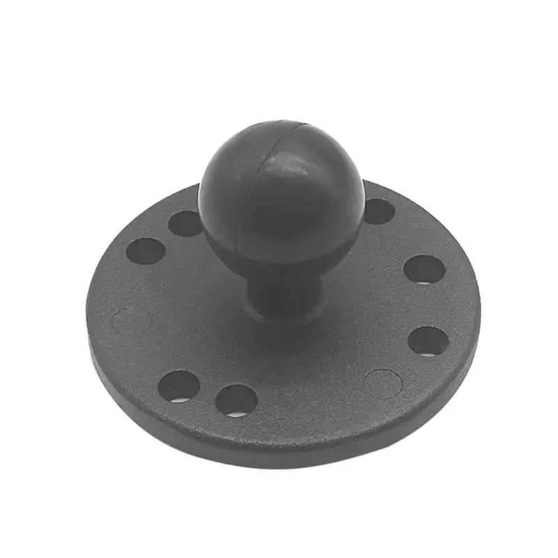 

Aluminum Motorcycle Round Mounting Base Bracket to Rubber Ball Head Mount for Ram Mounts for Gorpo Action Camera for Garmin Smar