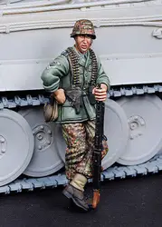 Ассамблея Неокрашенный Весы 1/35 Второй мировой войны ss машина солдат Лето исторические игрушка Смола модель миниатюрный комплект