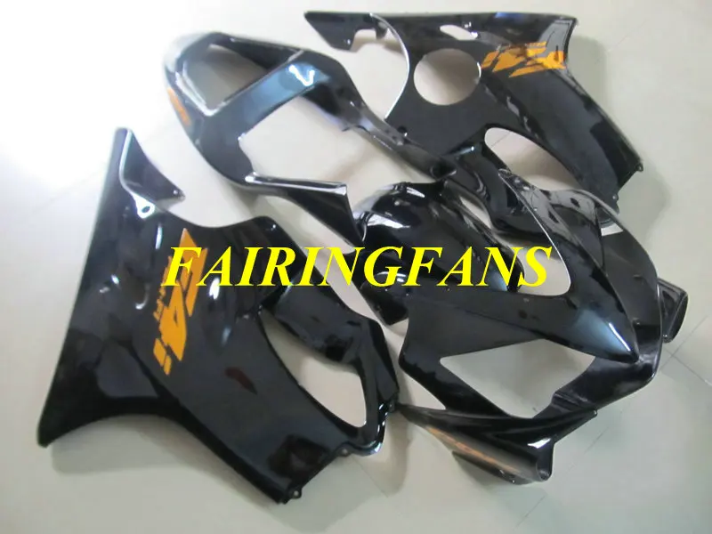 Инжекторный комплект для HONDA CBR600F4I 01 02 03 CBR600 F4i 600F4I 2001 2002 2003 глянцевый черный Обтекатели на кузов+ подарки HV26