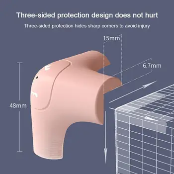 

Silicone Lovely Solid and Anti-collision Corner Guards for Babies Детская одежда