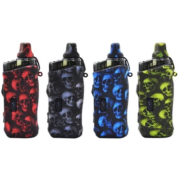 

Skull Print Protective Silicone Case With Lanyard For Geekvape Aegis Boost Kit Pod