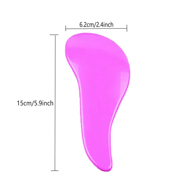 1 sztuk Hot magiczny uchwyt grzebień anty statyczna masująca szczotka do włosów Tangle Detangle prysznic masaż szczotka do włosów grzebień urządzenie do stylizacji włosów 6