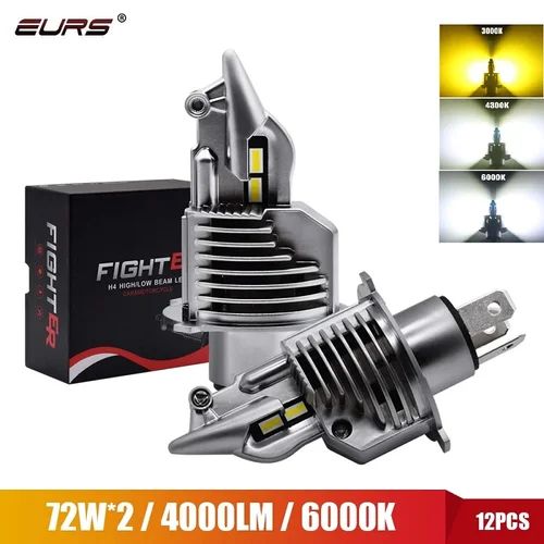 Eurs Fighter Foco H4 9003 LED 전구: 탁월한 성능과 다양한 기능을 갖춘 자동차 및 오토바이 헤드라이트 가격 추천 순위 비교