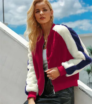 

SZMALL Newest Fashion Winter Warm Fleece Coat Women Snow outwear Female Long Sleeve Zipper Jacket Lady Streetwear Jackets Top