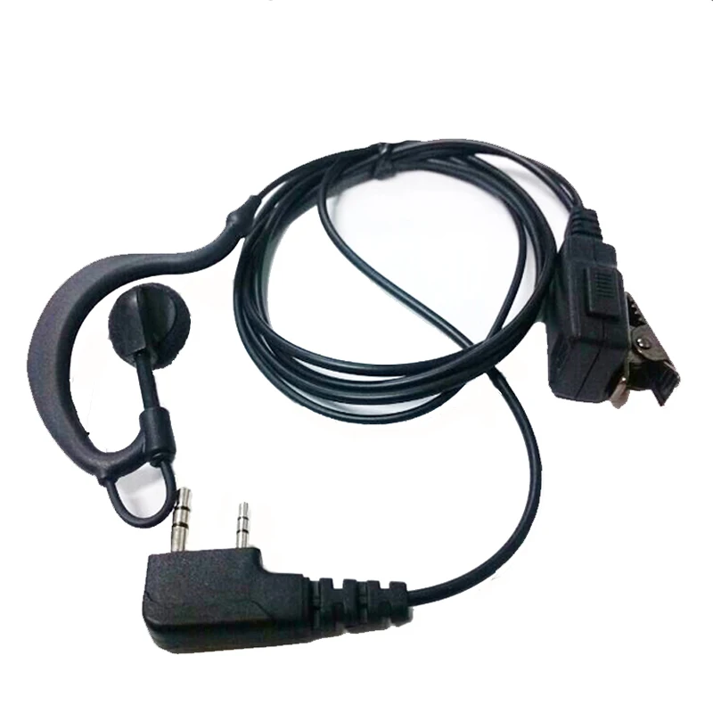 Двухсторонний радио наушник с заушником типа Walkie Taklie гарнитура для Baofeng UV-5R и Kenwood