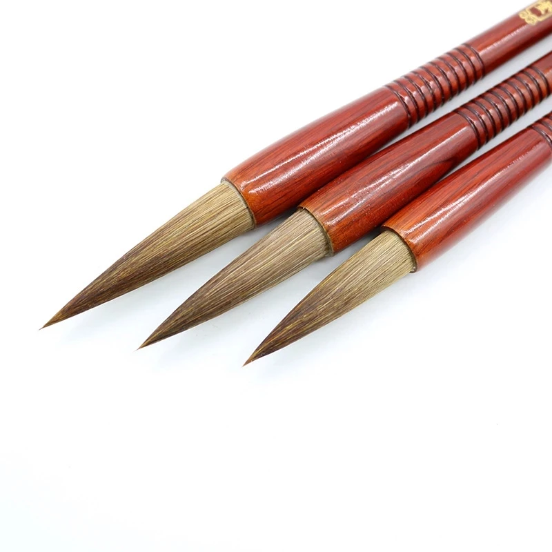 1PCS Wolf Hair Wooden Writing Brushes Chinese Traditional Calligraphy Painting Practice Pen Calligraphy Supplies calligraphy brush