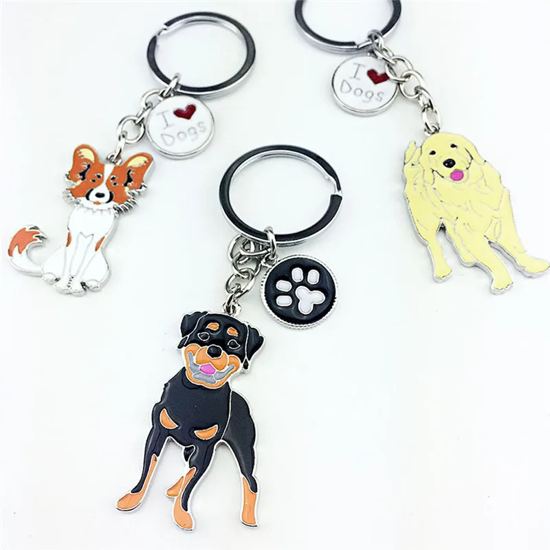 Ротвейлер/Ретривер Pet Cat Dog Tag Диск Pet ID аксессуары из эмали ошейник ожерелье подвеска брелок аксессуар# LR2