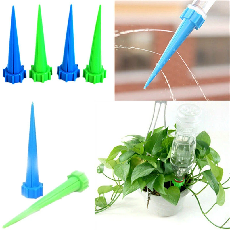 1pcs New Automatic Flower Watering Device Plant Waterer Self Watering Globes Bird Shape Hand Blown Clear Plastic Aqua Bulbs 