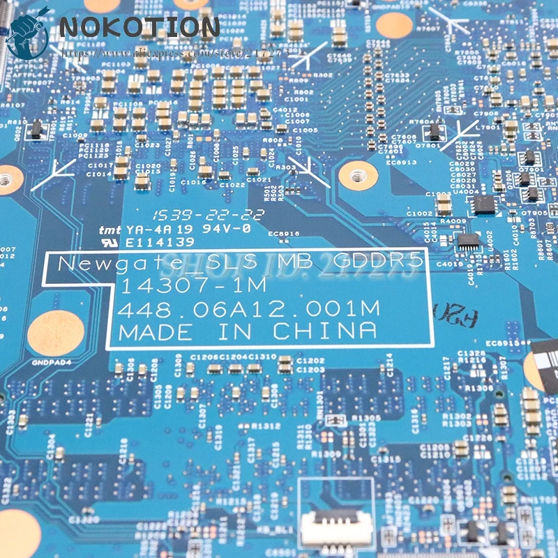  NOKOTION For Acer aspire VN7-792 VN7-792G laptop motherboard DDR4 SR2FQ I7-6700HQ GTX960M NBG6T1100