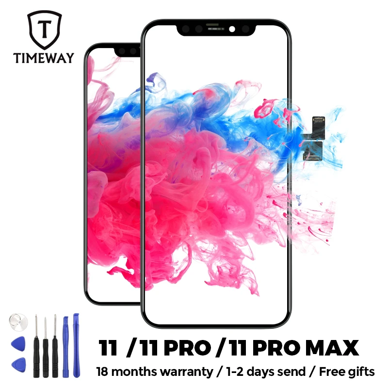 

Original For iPhone 11 11Pro 11Pro Max LCD With 3D Touch Digitizer Assembly LCD Screen Replacement Display For iPhone X LCD