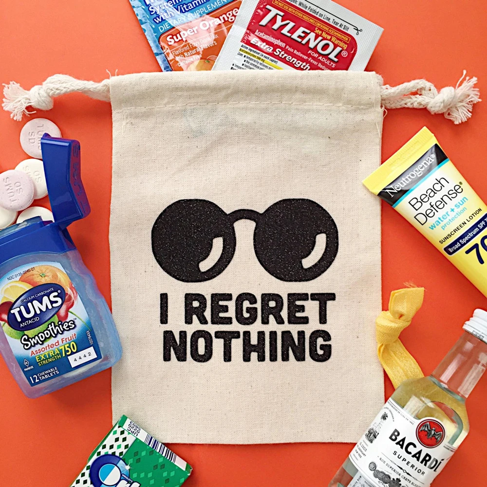I Regret Nothing Bag | Hangovers Kit | Bachelorette Kit ...
