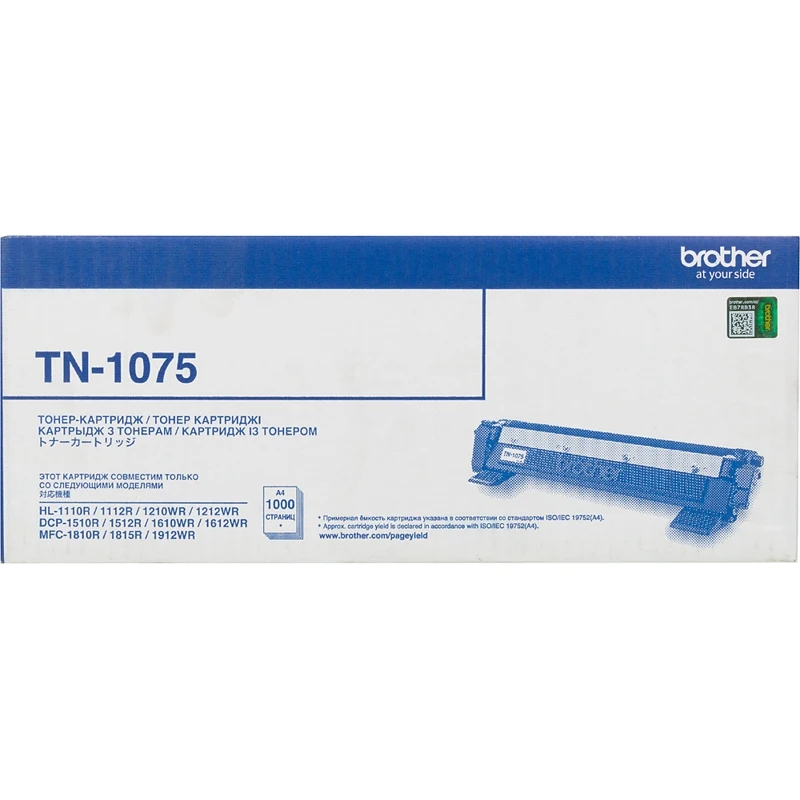 Картридж BROTHER TN1075, черный