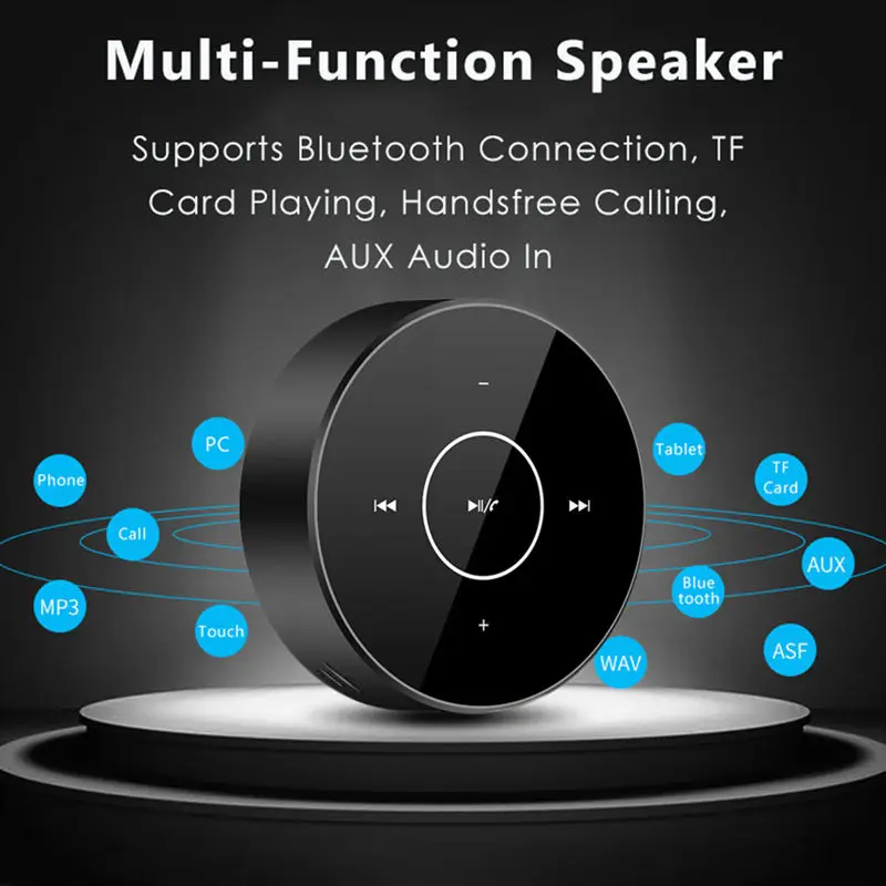 Топ портативный Tws Bluetooth динамик беспроводной пресс-экран стерео сабвуфер Aux аудио Tf карта Mp3 плеер с микрофоном для смартфона P