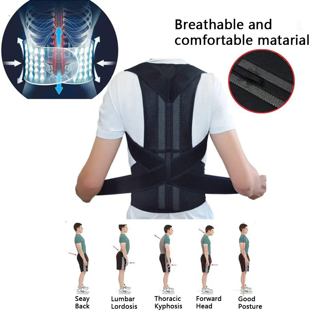 

Posture Corrector Back Support Back Posture Corrector Back Support Adjustable Posture Corrector Back Support Pain Relief Corsets