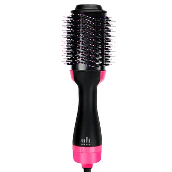 

Multifunctional hot air comb hair dryer rotary styling comb cepillo secador de pelo straightening curler