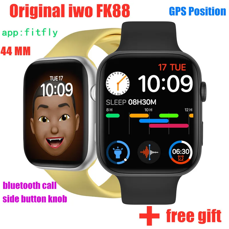 2020 оригинальный FK88 PK Iwo13 Smartwatch 44 мм 1 78 полный сенсорный Экран GPS движения