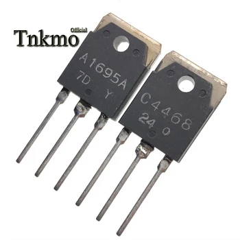 

5Pairs 2SA1695 TO-3P + 2SC4468 or 2STA1695 + 2STC4468 TO3P Silicon PNP + NPN Epitaxial Planar Transistor free delivery