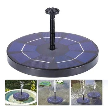 

Solar Powered Free Standing Garden Backyard Fountain Pump Floating 3W High Efficiency Pond Pool Bird Bath Portable Outdoor