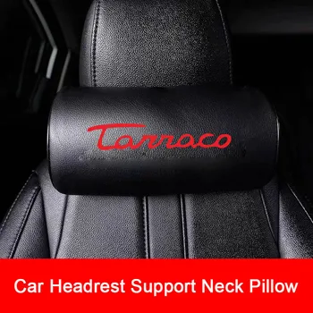 

PU Leather Car Pillows For Seat Tarraco Auto Seat Headrest Pillows Filled Fiber Neck Pillow Car Accessories Interior Car-Styling