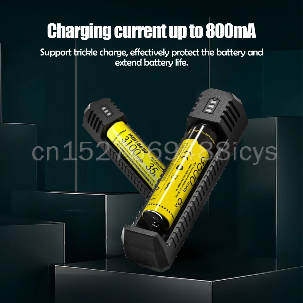 UI1 - Nitecore, chargeur 1 accu format 18650 ou 20700/21700