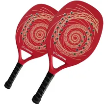 Good Quality and Low Price Outdoor Sports Carbon EVA Beach Racket Full Screen Plate Set Beach Tennis Racket Sports Equipment
