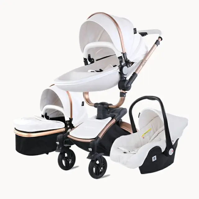 Luxury Baby Stroller 3 In 1 Aulon With Car Seat New Model -no Vat For Eu