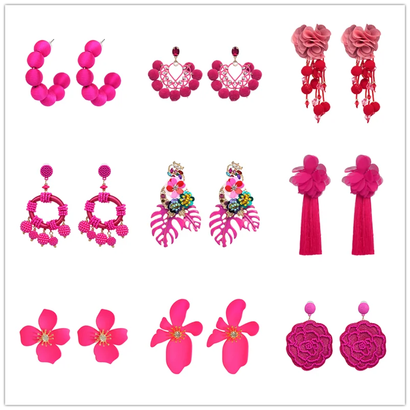 

AOTEMAN Handmade Bohemian Fringed Maxi Statement Tassel Earrings For Women Long Drop Dangle Earrings 2019 Boho Ethnic Jewelry