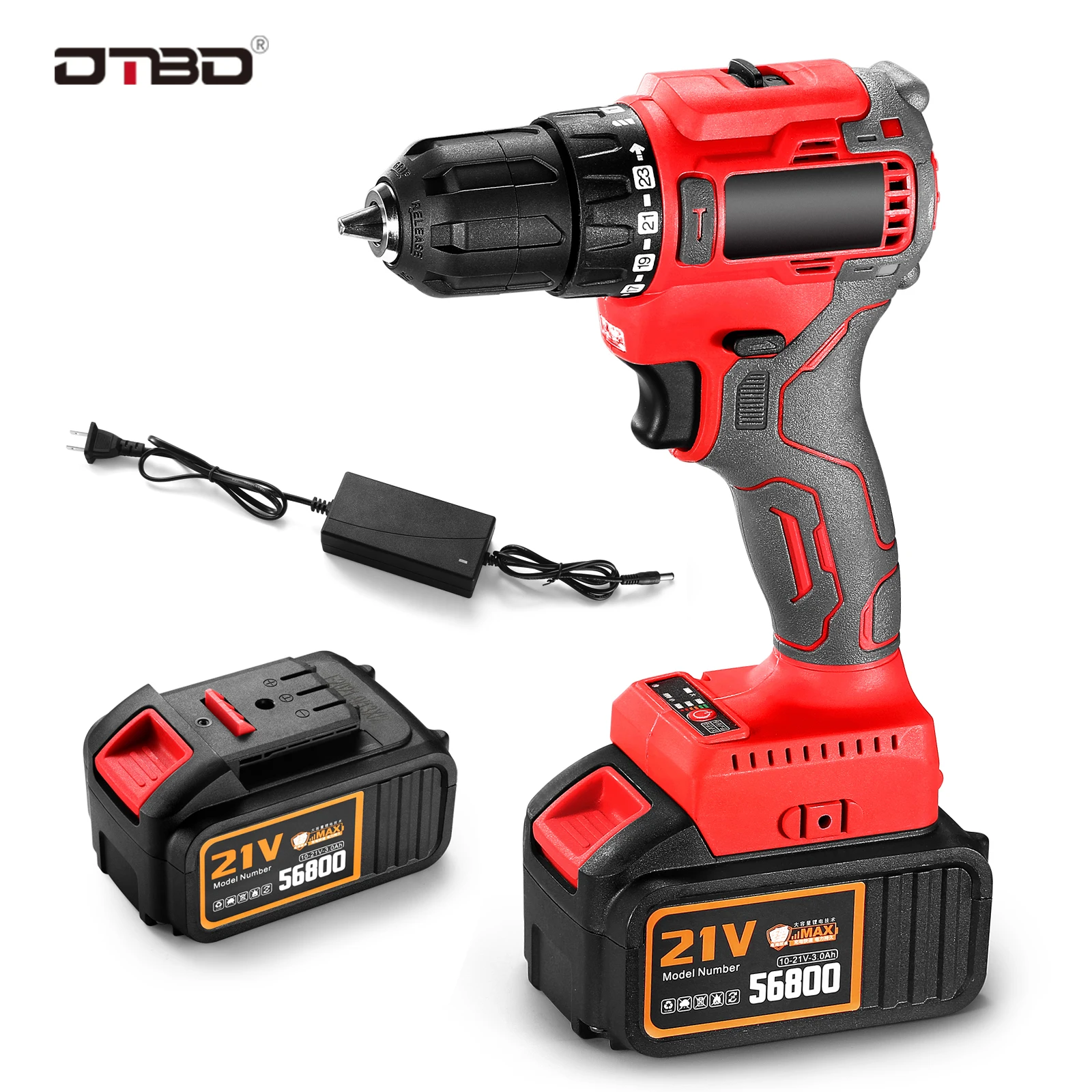 Wireless Rechargeable Hand Drills Household DIY Power Tools Electric Screwdriver Lithium Battery Cordless Drill High-power | Инструменты