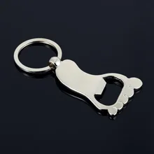 В настоящее время доступна металлическая ножная бутылка открывашка в виде ключа с кольцом пивная бутылка открывашка в виде ключа с кольцом настраиваемые, с логотипом