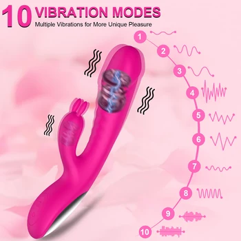 2022 Newest Rabbit Vibrator For Women G-Spot Vagina Massager Female Masturbator Clitoris Stimulator Sex Toy Female For Adults 18 2