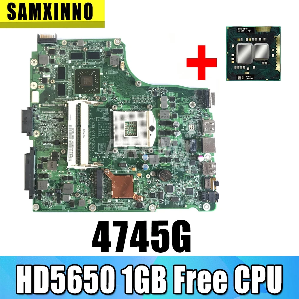 Akemy для Acer asipre 4745 4745G материнская плата ноутбука MBPSL06001 DA0ZQ1MB8D0 HM55 DDR3 HD5650 1 ГБ