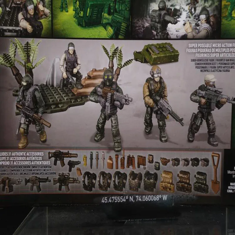 Мега блокс Call of Duty джунгли полевая команда Фигурки строительные блоки