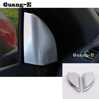 

Car ABS Chrome stick styling A column audio Speak Window Windshield Side triangle trim 2pcs For Honda HRV HR-V Vezel 2019 2020