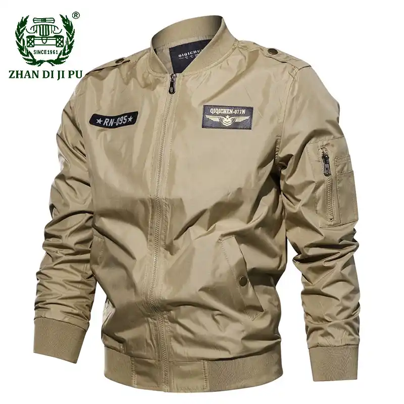 chaqueta bomber militar