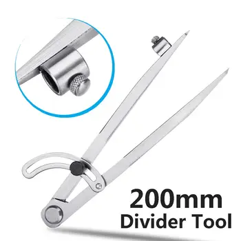 

Adjustable Compass Pencil DIY Silver For craftsmen/carpenters Equipment