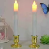 10X Gold Pillar Candle Base Taper Candle Holder Candlestick Christmas Party Decor ► Photo 2/6