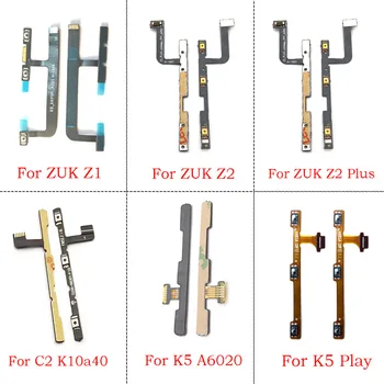 

10Pcs/Lot, Power On Off Volume Side Button Key Flex Cable For Lenovo Vibe C2 K5 K3 K4 K8 Note K6 Power ZUK Z1 Z2 Plus