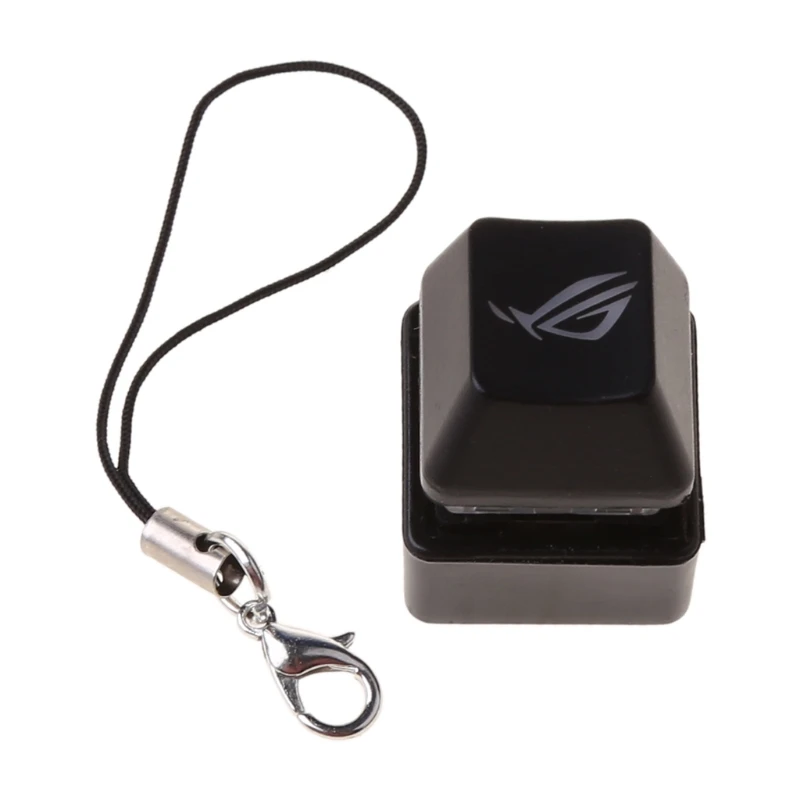 RGB LED Mechanical Keyboard Switch Keychain Light Up Backlit For Keyboard Tester keyboard switch keychain