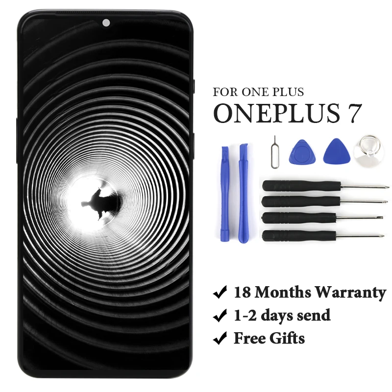 Сменный ЖК-экран для Oneplus 7 1 шт. дигитайзер сенсорного ЖК-экрана запасные части