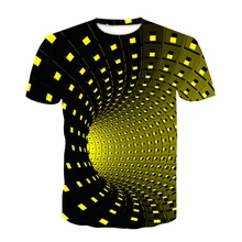  New Swirl Short Sleeve T-shirt Summer Men's T-shirt Men's Casual Top 3DT-Shirts  Fashion O-Neck Shirt Large Size Streetwear 