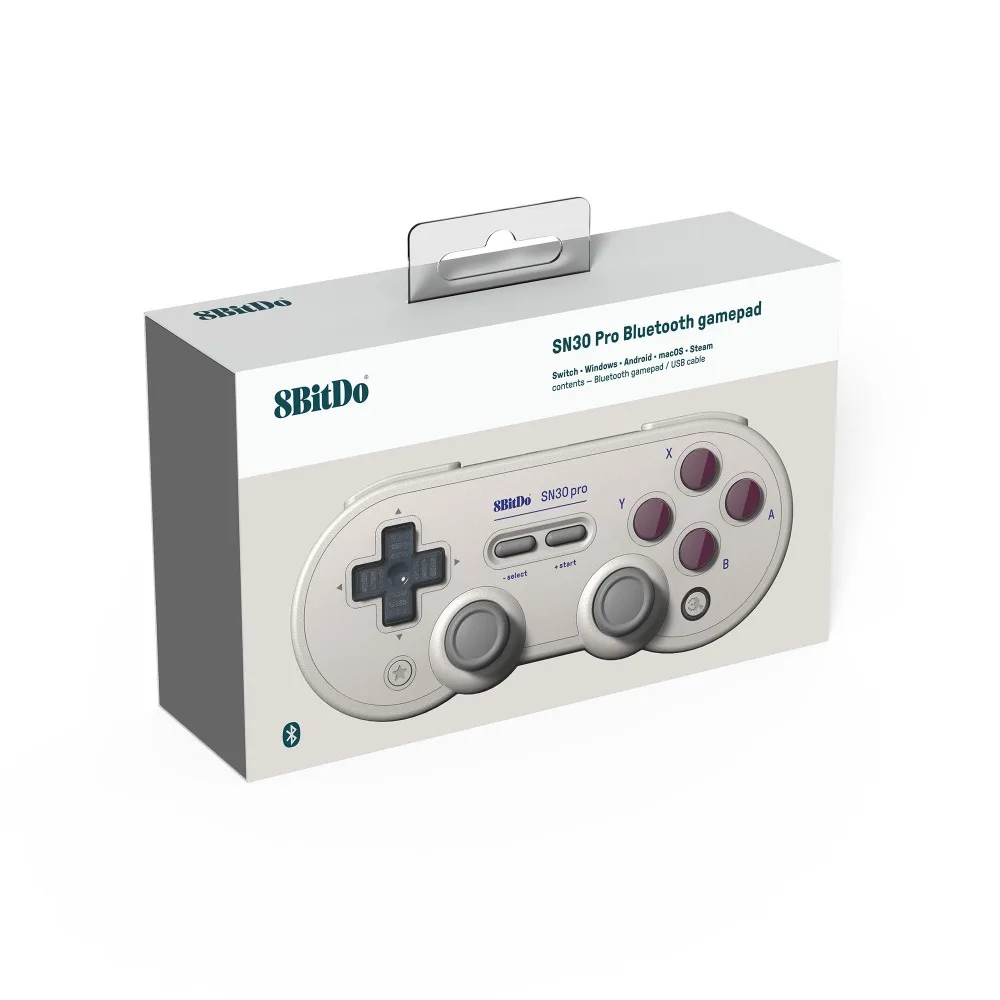 8BitDo SN30 Pro GB SN версия Геймпад контроллер для Windows Android macOS nintendo переключатель пара - Цвет: Черный