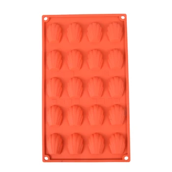 

New 1PCS Silicone Shell Cookie Mold Silicone Biscuits Cake Bakeware Moulds Cake Tools Cake Molds Wholesale 29.3cm x 17cm