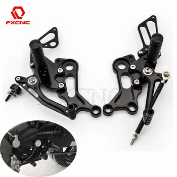 

CNC Adjustable Motorcycle Rearset Rear Set Foot Pegs Pedal Footrest For Ducati Monster 1100 EVO 696 796 2011 2012 2013