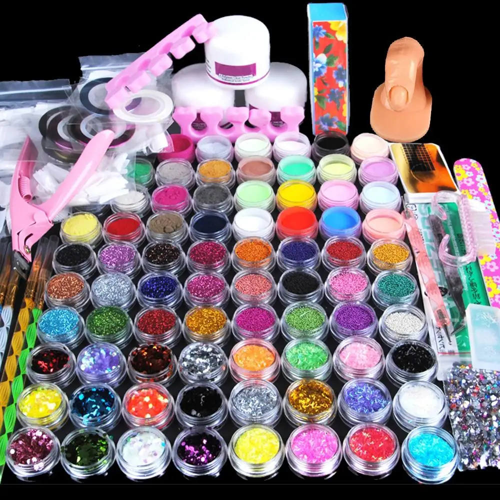 Акриловый порошок для ногтей 78 шт.|powder manicure|nail art kitart kit |