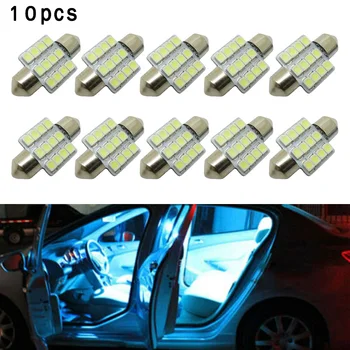 

12 SMD Dome lights 5050 10pcs DC 12V Taillight Replacement Accessories