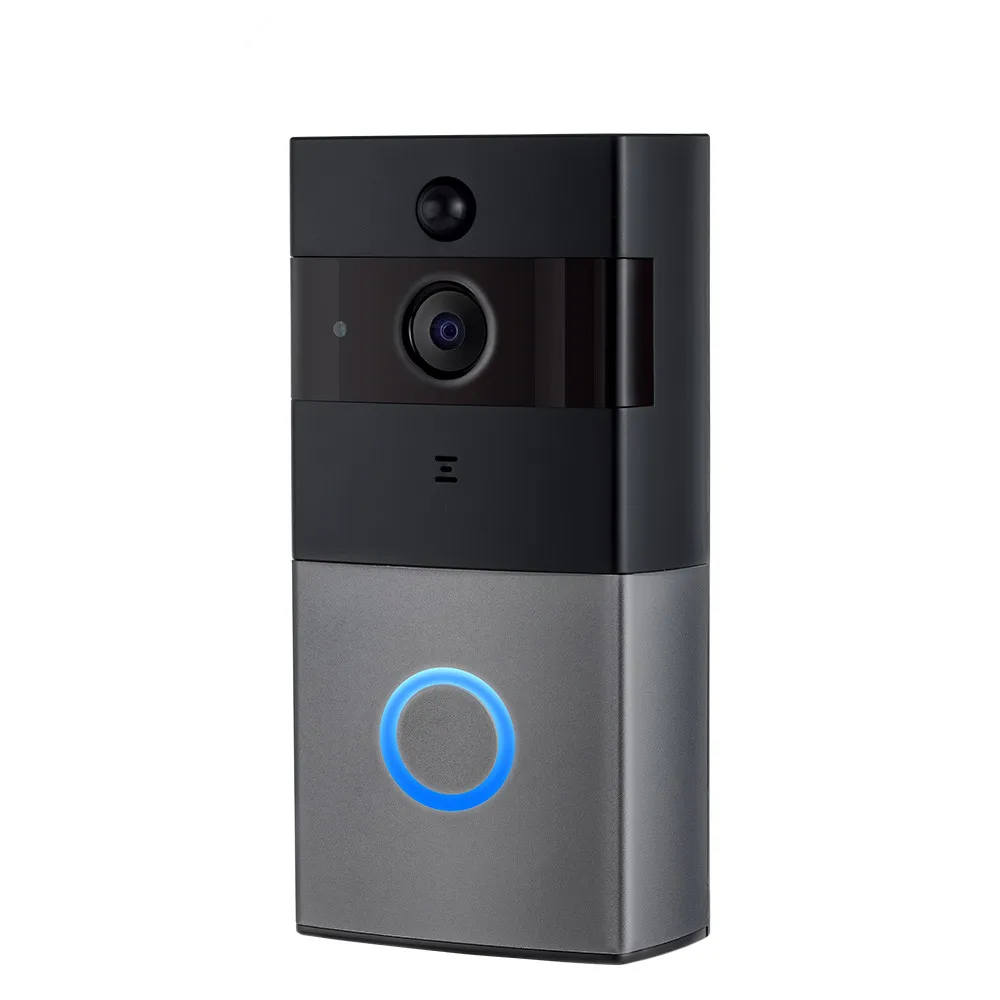 Tuya Smart Life беспроводной WiFi HD 1080P видео дверной звонок Домашняя безопасность PIR Обнаружение движения удаленный домофон 6 светодиодный IP08 дверной Звонок