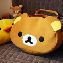 Rilakkuma Коричневая Сумочка милая сумка через плечо плюшевый медведь Рождественский пакет для конфет на Хэллоуин подарок новое поступление