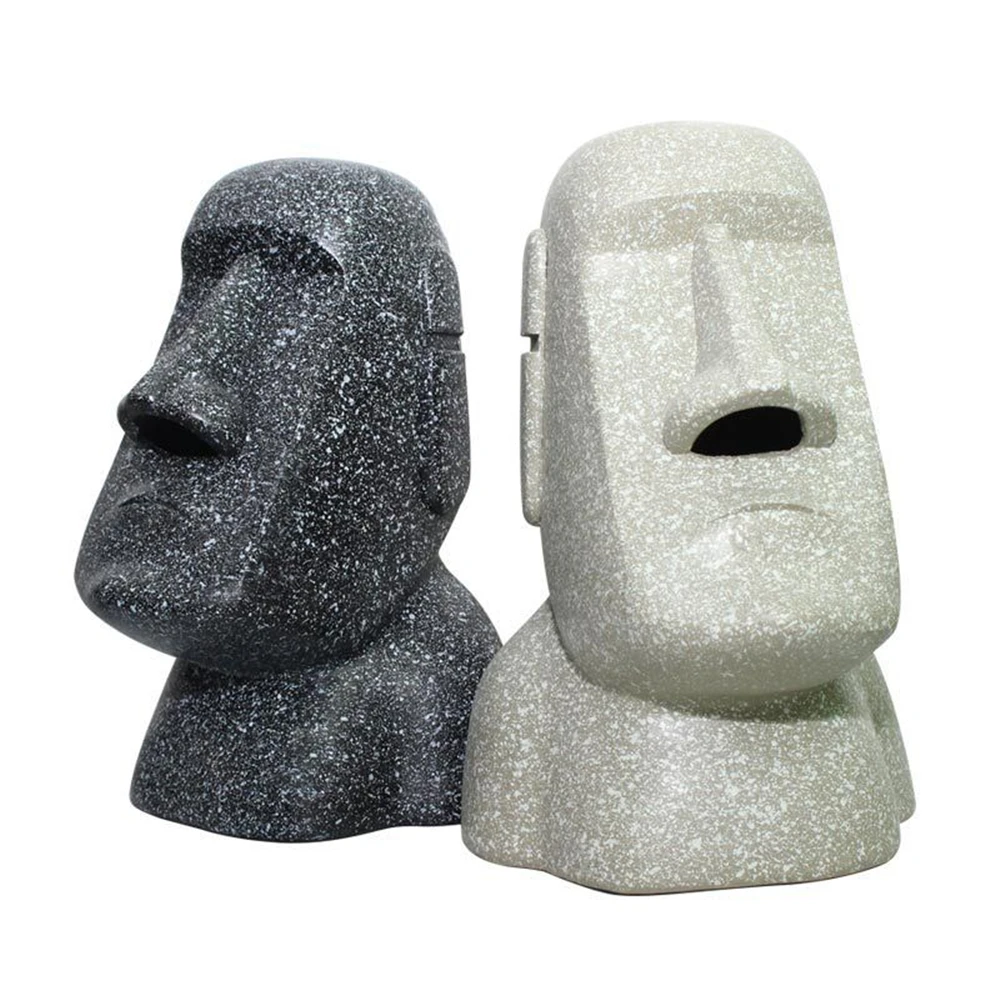 Держатель для салфеток статуя с острова Пасхи Moai забавная коробка хранения